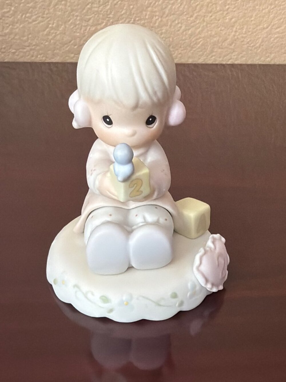 2 X Precious Moments Growing in Grace Age 2/3 Bday Girl 136212/136220 - No Box - Picture 6 of 13